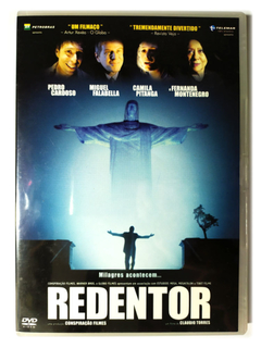 DVD Redentor Pedro Cardoso Miguel Falabella Camila Pitanga Original Fernanda Montenegro Claudio Torres