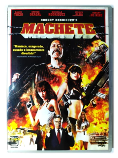 Dvd Machete Jessica Alba Steven Seagal Robert De Niro Original Danny Trejo Robert Rodriguez
