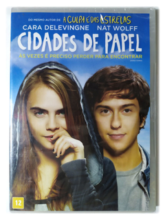 DVD Cidades De Papel Cara Delevingne Nat Wolff Novo Original Jake Schreier Paper Towns