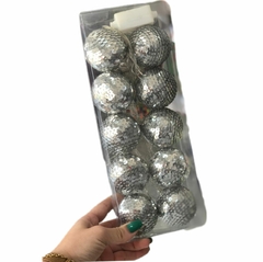 Varal Globos Espelhados Pisca