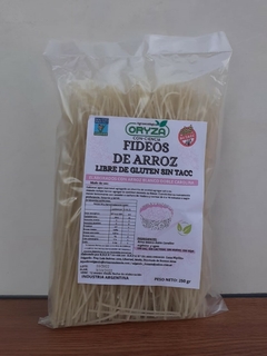 Fideos de Arroz Blanco Agroecológico Oryza x 250 Gr.