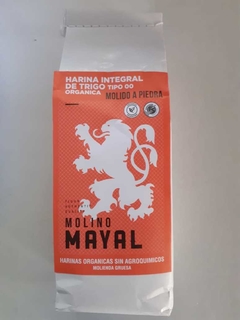 Harina Integral de Trigo Orgánica Gruesa 00 Molino Mayal x 1 Kg.