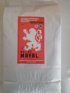 Harina Integral de Trigo Orgánica Gruesa 00 Molino Mayal x 5 Kg.
