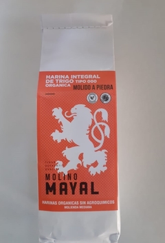 Harina Integral de Trigo Orgánica Mediana 000 Molino Mayal x 1 Kg.