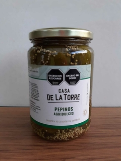 Pepinos Agridulces Casa De La Torre x 650 Gr.