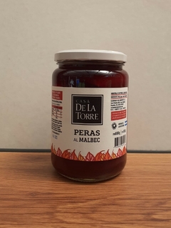 Peras al Malbec Casa de La Torre x 450 Gr