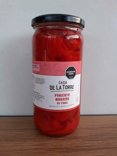 Pimiento Morrón en Tiras Casa De La Torre x 800 Gr. -