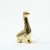 ADORNO LLAMA CERÁMICA DORADO - comprar online