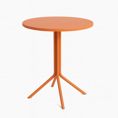 MESA CIRCULAR MUNA CORAL RED - comprar online