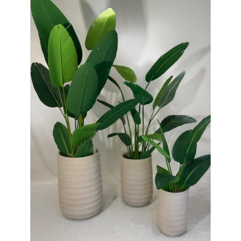 MACETAS VIS CRUDO SET X3 - comprar online