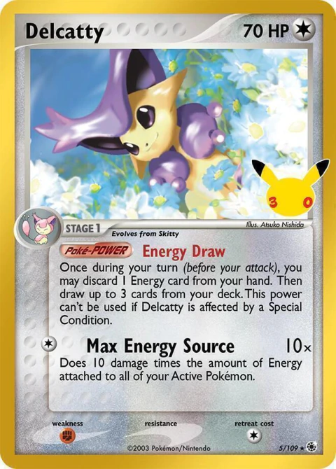 Single Pokemon TCG - 30th Celebretion Classic Collection - Delcatty 5/109