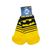 Medias Cortas Socks DC Heroes - Batman Amarillo