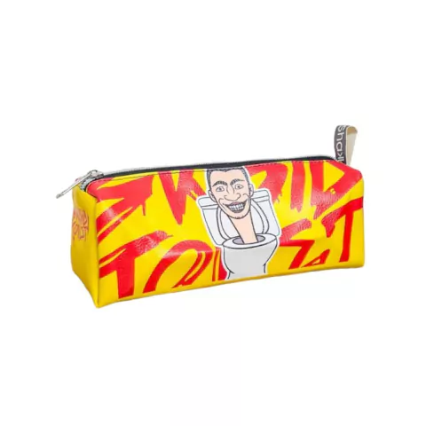 Cartuchera Ecologia Skibidi Toilet Roja