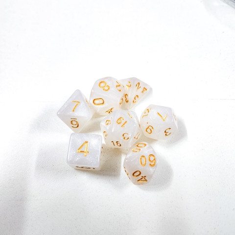 Dados de Rol Blanco