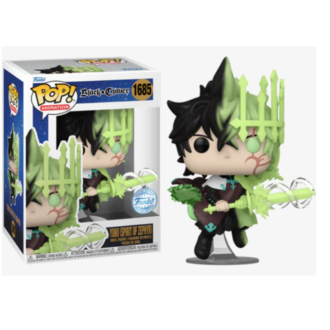 PRE-VENTA - Funko Pop! Animation Black Clover - Yuno Spirit of Zephyr #1685