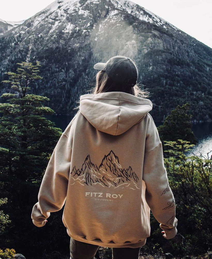 Buzo Oversize "Fitz Roy" (Crema)