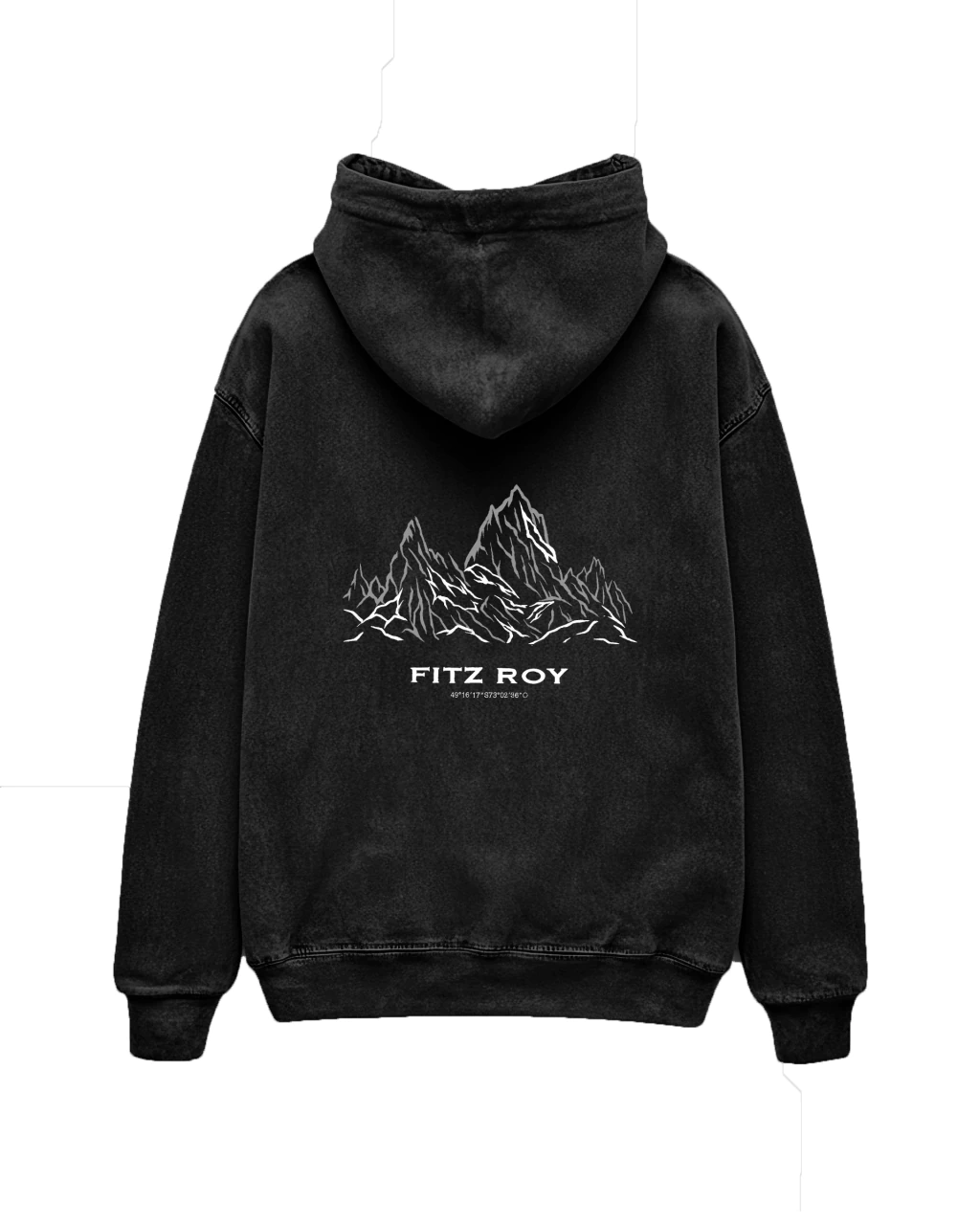 Buzo Oversize "Fitz Roy" (Negro)