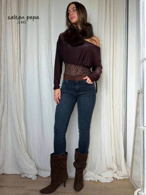 JEAN BOWIE BLUE BLACK (I26JEA072)