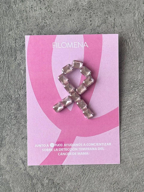 PRENDEDOR ROSA - EDICION ESPECIAL OCTUBRE ROSA (17ACA092)