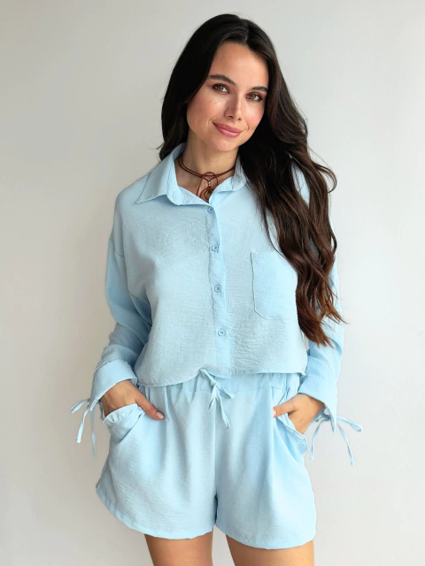 CAMISA CELESTINA (V26CAA029)