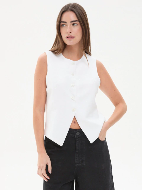 CHALECO SASTRERO CON BOTONES (4860027)