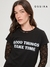 REMERA C/ ESTAMPA Y STRASS GOOD THINGS (4700003) - tienda online