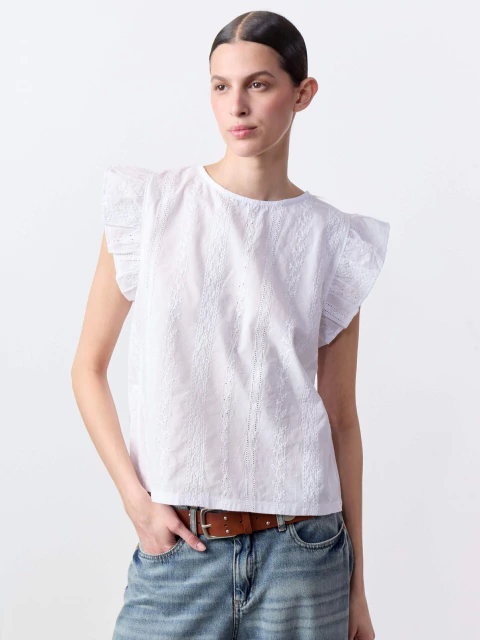 REMERA BRODERIE VOLADOS (78823)