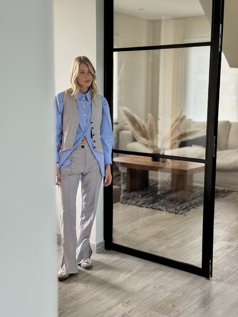 pantalon renata gris - comprar online
