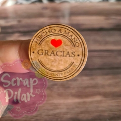 Embellecedores STICKERS HECHO A MANO- ESPECIALMENTE PARA TI - GRACIAS -MIRA QUE LINDOS UNICOS ! - comprar online