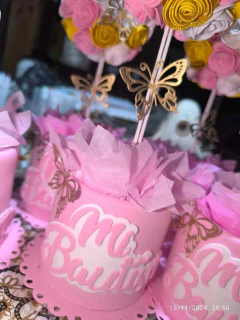 DIE / TROQUEL MI BAUTISMO - CON BASE - CURSIVA en internet