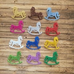 CABALLITO MECEDOR. Figura troquelada x 25 unid.