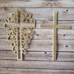 SET CRUCES LABRADA Y LISA-Figura troquelada (10un)