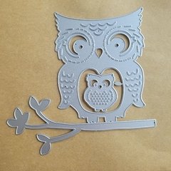 DIE / TROQUEL - SET DE LECHUZAS Y RAMA