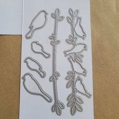 DIE / TROQUEL - SET DE PÁJAROS Y RAMAS- MOMENTA (x6 un) - comprar online