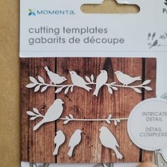DIE / TROQUEL - SET DE PÁJAROS Y RAMAS- MOMENTA (x6 un)