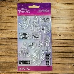 SELLO SILICONA - PRINCESS -(x 14 pzas) -DISNEY