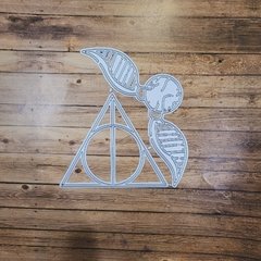 DIE / TROQUEL - LAS RELIQUIAS DE LA MUERTE - HP MAGO POTTER