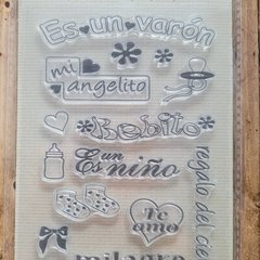 SELLO NACIMIENTO VARÓN (plancha x17) - MP - comprar online
