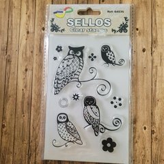 SELLO LECHUZAS - (plancha x9)