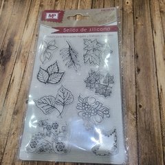 SELLO HOJAS NATURALEZA (plancha x9) - MP - comprar online