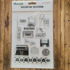 SELLO CULTURA POP 1980 diseños varios (plancha x13)