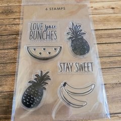 SELLO FRUTAS Y FRASES (plancha x6) - ms sparkle & co