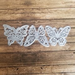 DIE / TROQUEL - SET MARIPOSA LABRADAS (x3 un) - comprar online