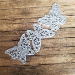 DIE / TROQUEL - SET MARIPOSA LABRADAS (x3 un)