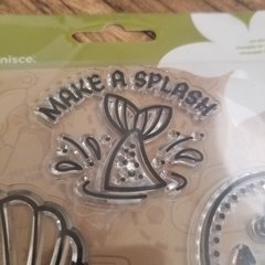 SELLO OCEANO - MAKE A SPLASH (plancha x3) - Imaginisce - comprar online