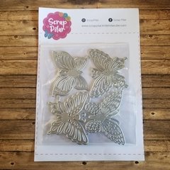 DIE / TROQUEL - SET MARIPOSA LABRADAS ( x 4 un)
