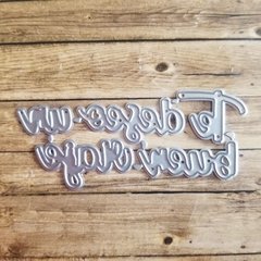 DIE / TROQUEL - TE DESEO UN BUEN VIAJE - TEXTO -PALABRA - comprar online