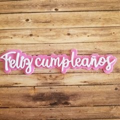 DIE / TROQUEL - FELIZ CUMPLEAÑOS CON BASE - - comprar online
