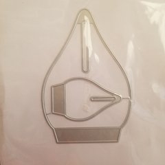DIE / TROQUEL - CAJA CARTERA CON CORONA DOS MEDIDAS - en internet