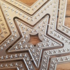 DIE / TROQUEL - SET DE 3 STRELLAS - CON BORDE DE ESTRELLITA - comprar online